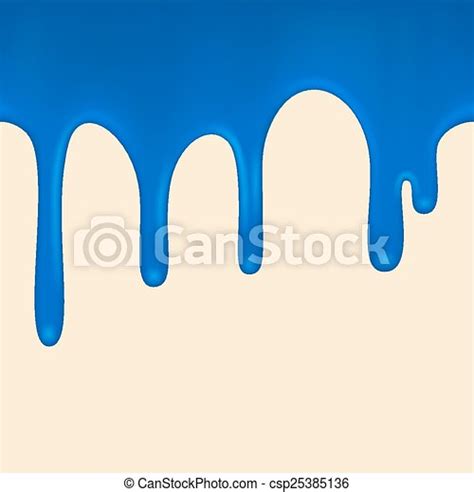 Seamless Blue Paint Colorful Dripping Background Variant 5 Canstock