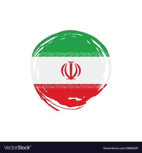 Iran Flag Royalty Free Vector Image Vectorstock