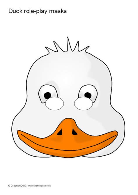 Best Templates Duck Mask Template
