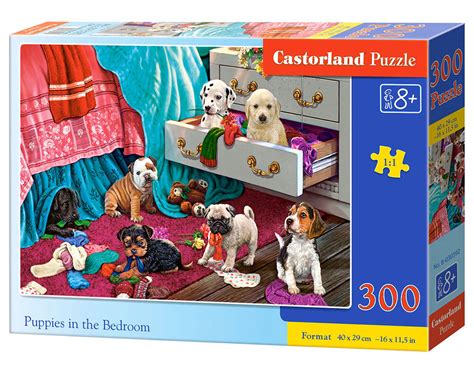 Puppies In The Bedroom Puzzle 300 Teile