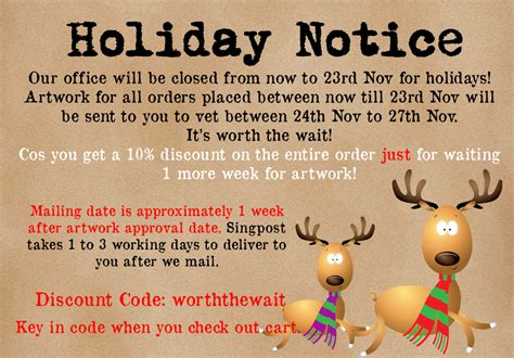 Holiday Closure Notice — Label Of Love Studio