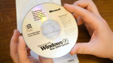 The Windows 95 Y2k Update Cd Rom From 1999 Youtube