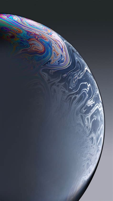 iPhone XR Grey Bubble Stock Wallpapers | HD Wallpapers | ID #25901