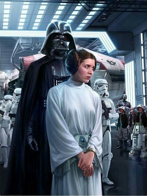 Princess Leia Organa Is Brought Aboard The Avenger Over Tatooine