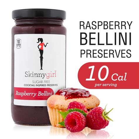 Skinnygirl Sugar Free Cocktail Inspired Raspberry Bellini Preserves 10 Oz