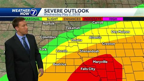 More Severe Weather Possible Wednesday Mostly Southeast Of Omaha