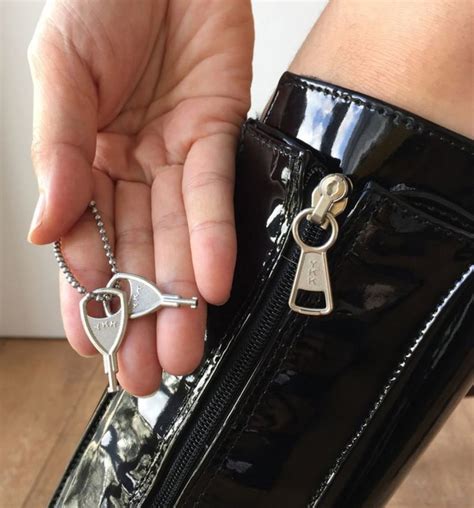 Ykk Lockable Zipper Slider With Key Etsy