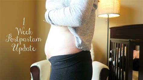 1 week postpartum update tearing stitches recovering youtube