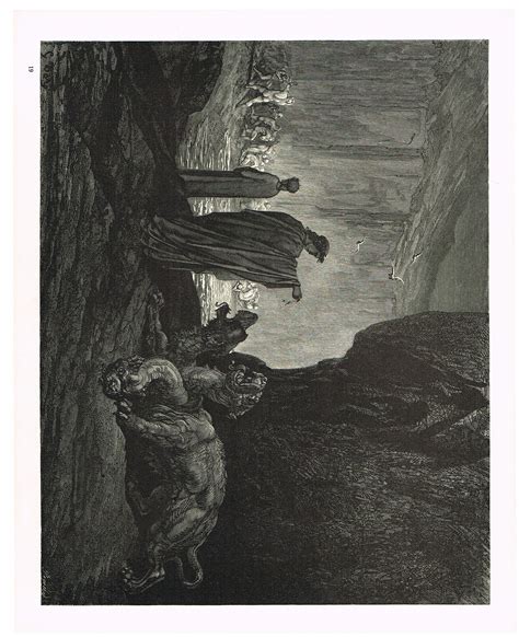La Divine Comédie Lenfer Illustration De Gustave Doré Gravée Par Monvoisin Planche 19