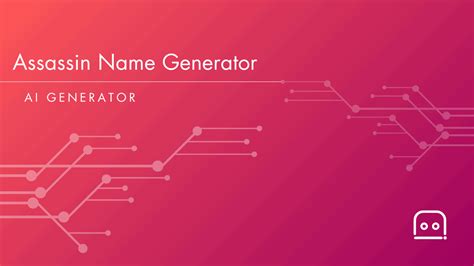 Assassin Names Generator Generate Badass Assassin Names