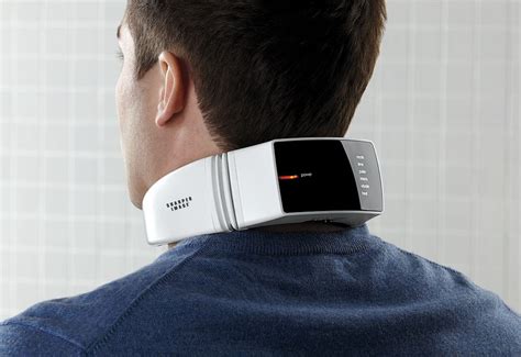 3 In 1 Heated Neck Therapy With Remote By Sharper Image Wearable Technology