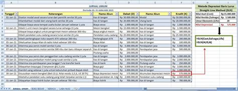Cara Membuat Laporan Keuangan Di Excel Yang Benar Formulanya
