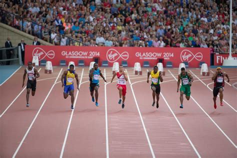 Photos Commonwealth Games Sprints Heats 100m Final Canadian