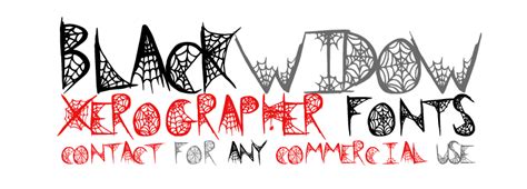 Black Widow Font Free Halloween Fonts Halloween Freebie