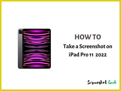 How To Take A Screenshot On Ipad Pro 11 2022 3 Methods