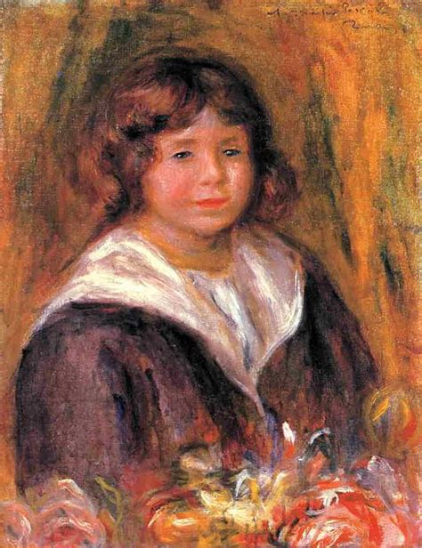 Portrait Of A Boy Jean Pascalis — Pierre Auguste Renoir