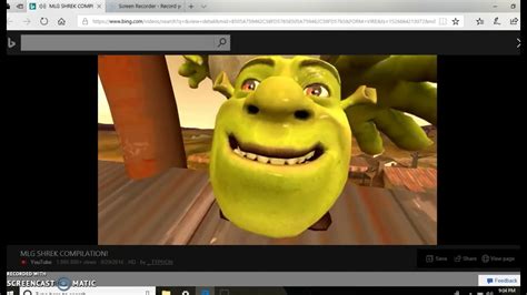 Reacting To Mlg Shrek Compilation Youtube