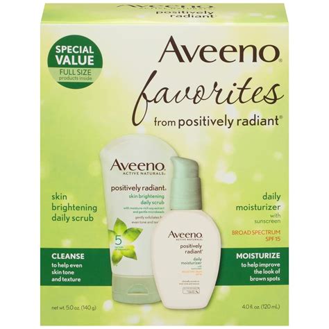 Best Aveeno Positively Radiant Brightening Facial Cleanser For
