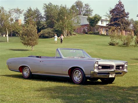 1966 Pontiac Tempest Gto Convertible Muscle Classic Wallpapers Hd