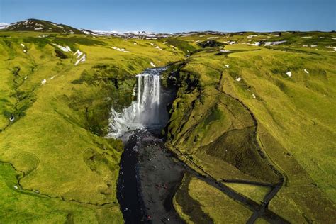 夏のスコゥガフォス アイスランドの風景 毎日更新！ 北欧の絶景をお届けします Hokuo S ~北欧の風景~