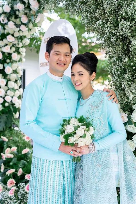 Burmese Costume For Wedding 🇲🇲 Wedding Couple Poses Pageant Costumes Glamourous Wedding Dress
