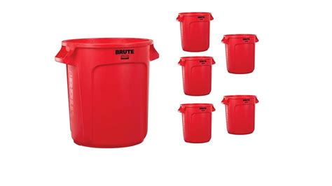 Rubbermaid Commercial Products Brute Heavy Duty Round Trashgarbage Can