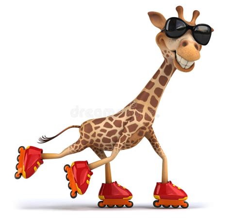 Fun Giraffe Stock Illustration Illustration Of Spots 49694039