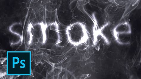How To Create A Photoshop Smoke Text Effect In 2 Minutes Youtube