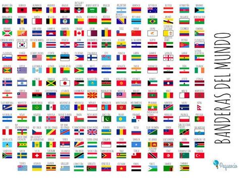 banderas del mundo pequeocio banderas del mundo banderas del mundo con nombres banderas