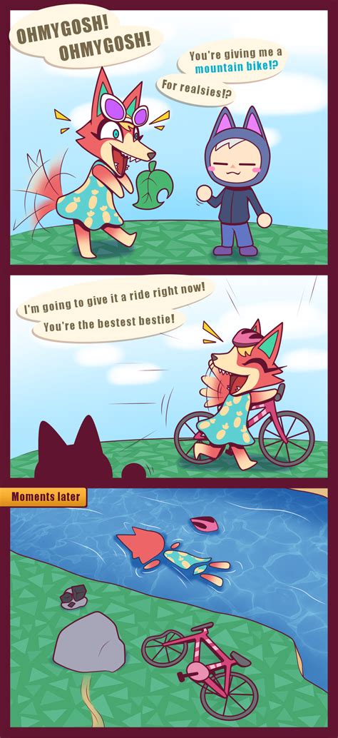 Accident Happened Audie Animal Crossing Funny Animal Crossing