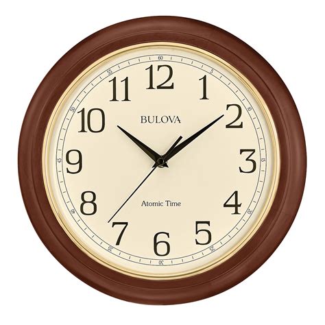 Atomic Time 2 Radio Controlled Wall Clock By Bulova Under 100