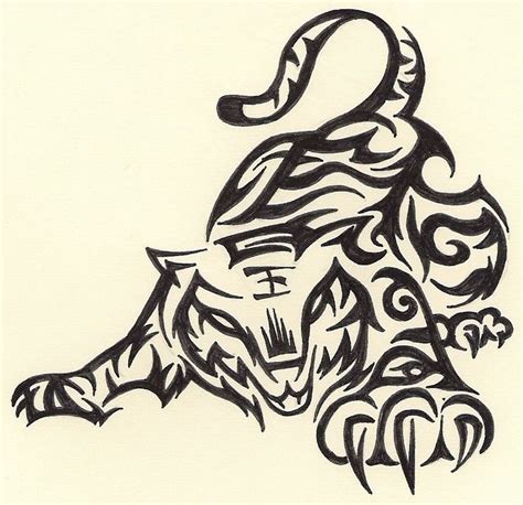 Pin By Dianna Brown On Tattoos Tribal Tiger Tribal Tiger Tattoo