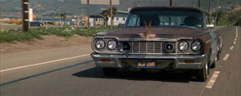 When cheech and chong are parked in their car smoking a joint, the car is filled with smoke. IMCDb.org: 1964 Chevrolet Impala Super Sport Coupe in "Up in Smoke, 1978"