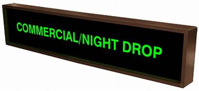 Drop Night Commercial Led Sign Signal I721