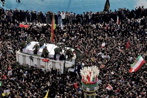 Funeral Procession Of Iran Gen Qassem Soleimani Photos Hd Images