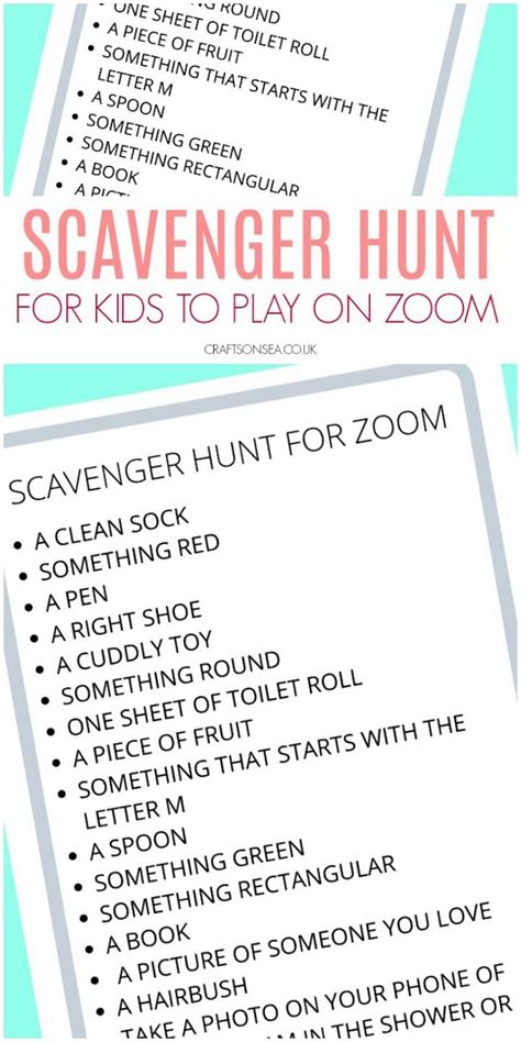 Playing virtual games on zoom is a fun way to make these meetings more engaging. Pin on Cool Crafts and Activities for Kids