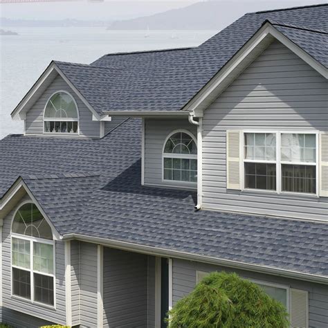 Pewter Grey Roof Shingles Coated Pewter Grey Roofing Shingles
