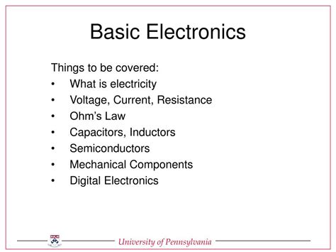 Ppt Basic Electronics Powerpoint Presentation Free Download Id207175
