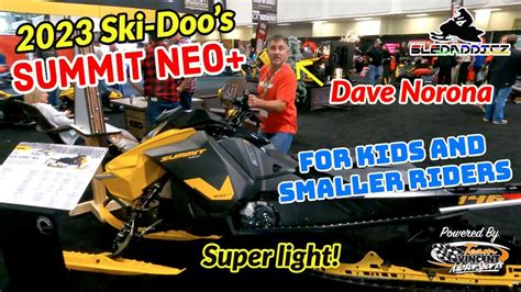 Best Snowmobile For Kids New 2023 Ski Doo Summit Neo With Ski Doo