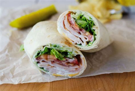 Bacon Ranch Turkey Wrap Recipe Cooking AMOUR