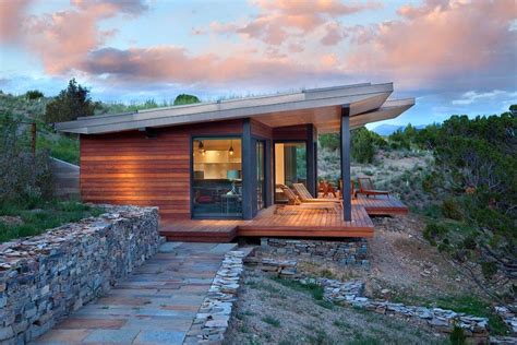 Mountain Modern Retreat In Montana Is Embedded Into Hillside Modern