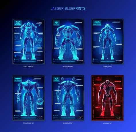 Pacific Rim Jaeger Blueprints