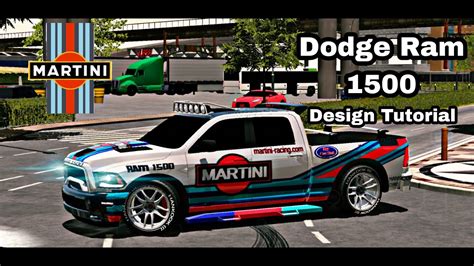 Dodge Ram 1500 Martini Livery Tutorial Car Parking Multiplayer Youtube