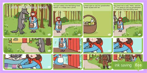 little red riding hood story printable cards twinkl teach