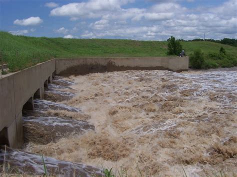 Wichita Ks Arkansas River After July 2005 Rain Photo Picture Image