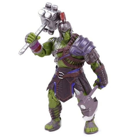 Ragnarok Hulk Action Figure Suit Of Armor Battle Weapons Avengers