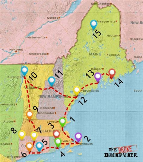 Epic New England Road Trip Guide For 2019 Including Fall Foliage