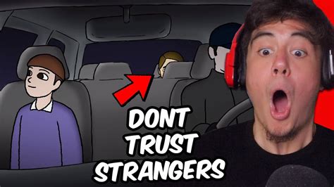 This Is Why You Never Take Rides With People You Dont Know Reacting To Scary Animations Youtube