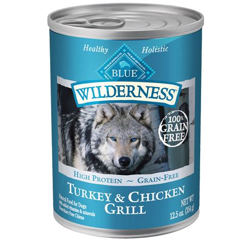 Which types of dogs would benefit from blue wilderness? BLUE-BUFFALO-WILDERNESS-TURKEY-AND-CHICKEN-CANNED-DOG-FOOD ...