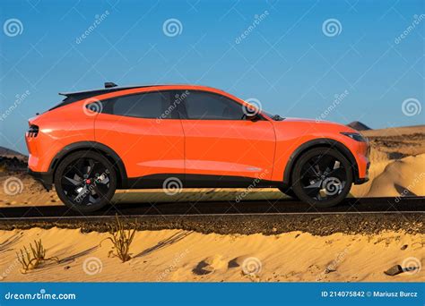 Ford Mustang Mach E All Electric Suv Editorial Photography Image Of